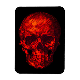 Gotische rode schedel magneet