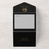 Gotische Romance All In One Uitnodiging (Buitenkant)