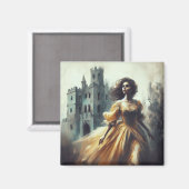 Gotische Romance Boek Hoesje Spooky Castle Horror Magneet (Voorkant / Achterkant)