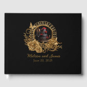 Gotische Romance bruiloft receptie Gastenboek (Voorkant)