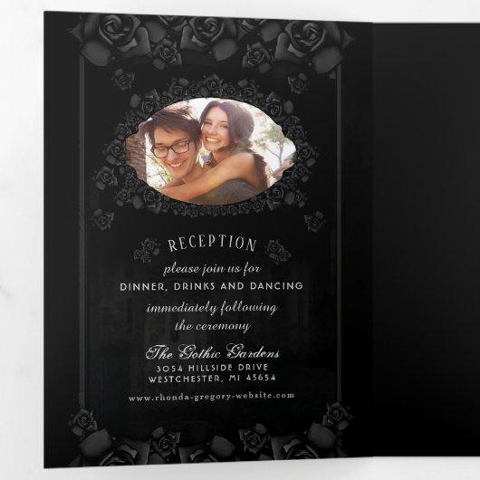 Gotische Romance Halloween (foto) & MENU RSVP #1 (Binnenzijde eerst)