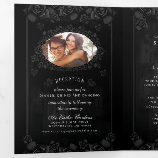 Gotische Romance Halloween (foto) & MENU RSVP #2 (Binnenzijde eerst)