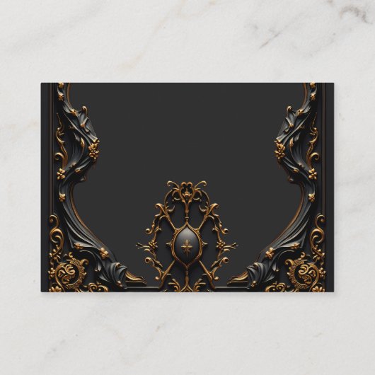 Gotische Romance in de schaduw van de liefde. Informatiekaartje (Achterkant)