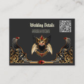 Gotische Romance in de schaduw van de liefde. Informatiekaartje (Voorkant)