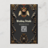 Gotische Romance in de schaduw van de liefde. Informatiekaartje (Voorkant)