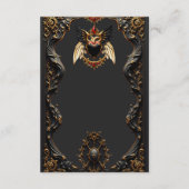 Gotische Romance in de schaduw van de liefde. Informatiekaartje (Achterkant)