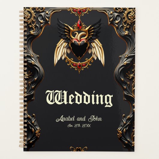 Gotische Romance in de schaduw van de liefde Planner (Voorkant)