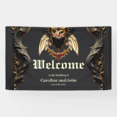 Gotische Romance in de schaduw van de liefde. Spandoek (Horizontaal)