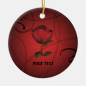 Gotische romance keramisch ornament (Voorkant)