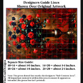 Gotische Romance Rode en Zwarte Rozen EF7L Decoupa Tissuepapier