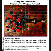 Gotische Romance Rode en Zwarte Rozen EF7R Decoupa Tissuepapier