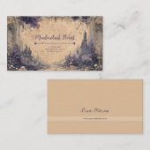 Gotische Romance Sprookjeskasteel ruïnes Visitekaartje (Voorkant / Achterkant)