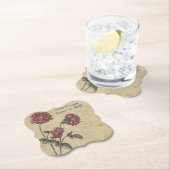 Gotische Romance Trouwpapier Onderzetter Donker El (Insitu)