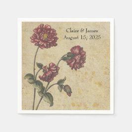 Gotische Romance Trouwpapier Servet – Dark & Elega