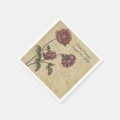 Gotische Romance Trouwpapier Servet – Dark & Elega (Hoek)