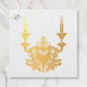 Gotische Romance: verborgen passie Bedankjes Labels (Voorkant)