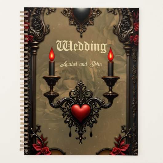 Gotische Romance: Verborgen passie. Planner (Voorkant)