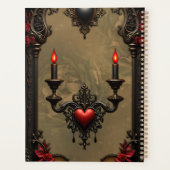 Gotische Romance: Verborgen passie. Planner (Achterkant)