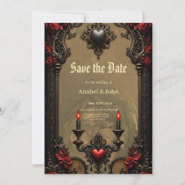 Gotische Romance: Verborgen passie. Save The Date