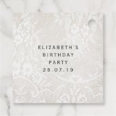 Gotische Romantiek Bedankjes Labels (Achterkant)