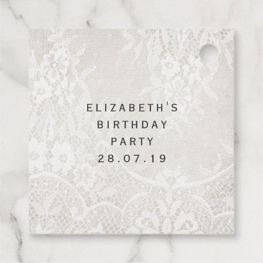 Gotische Romantiek Bedankjes Labels (Achterkant)