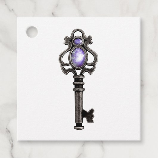 Gotische Romantiek Bedankjes Labels (Voorkant)