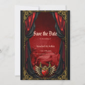 Gotische Romantiek, het hart van de passie. Save The Date (Voorkant)