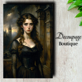Gotische Romantische Decoupage Tissuepapier