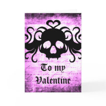 Gotische romantische fanged schedel