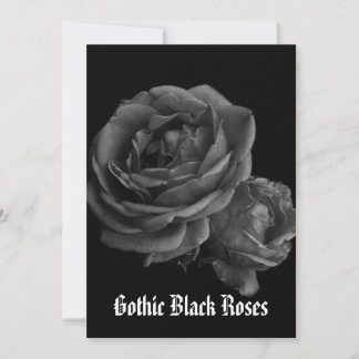 Gotische Romantische Zwarte Rozen