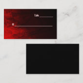 Gotische Roos plaats kaarten Visitekaartje Plaatskaartje (Voorkant / Achterkant)