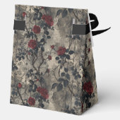 gotische Roos wijnstok Bedankdoosjes (Achterkant)