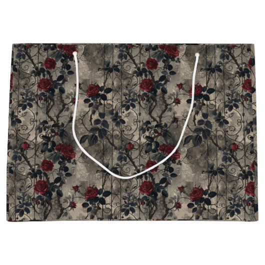 gotische Roos wijnstok Groot Cadeauzakje (Voorkant)