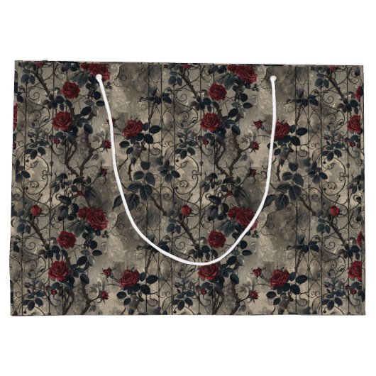 gotische Roos wijnstok Groot Cadeauzakje (Achterkant)