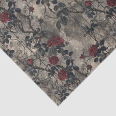 gotische Roos wijnstok Tissuepapier (Detail)