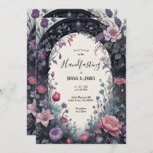 Gotische roze bloementuin poort heidense handvaste