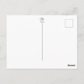  gotische Rozen Briefkaart | Elegante bloemenkunst (Achterkant)