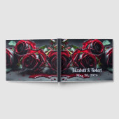 Gotische Rozen bruiloft Gastenboek (Volledig)