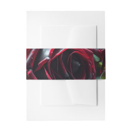 Gotische Rozen bruiloft Uitnodigingen Wikkel