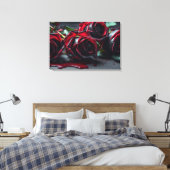 Gotische Rozen Canvas Afdruk (Insitu (Slaapkamer))