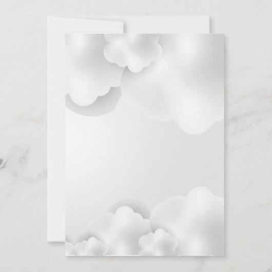 Gotische Rozen Cloud Negen Koppels Trouwdouche Kaart (Achterkant)