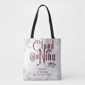 Gotische Rozen Cloud Nine Halloween Bruiloft Tote Bag (Voorkant)