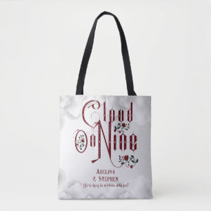 Gotische Rozen Cloud Nine Halloween Bruiloft Tote Bag