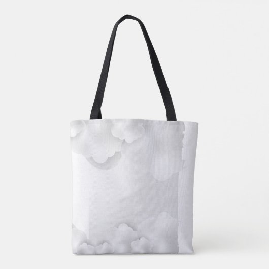 Gotische Rozen Cloud Nine Halloween Bruiloft Tote Bag (Achterkant)
