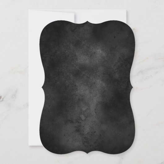 Gotische Rozen donker sparen de Datum Save The Date (Achterkant)