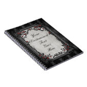 Gotische Rozen en schedels Notitieboek (Rechterzijde)