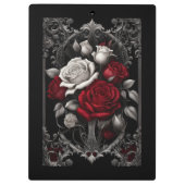 Gotische Rozen in  Lijst Klembord (Achterkant)