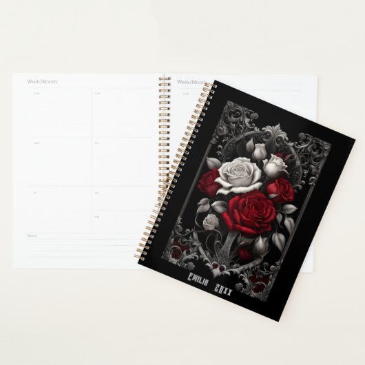Gotische Rozen in  Lijst Planner (Display)