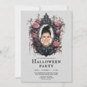 Gotische rozen lijst met aangepaste foto kaart (Voorkant)