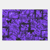 Gotische Rozen Lijsten en botervliegen Inpakpapier Vel (Voorkant 3)